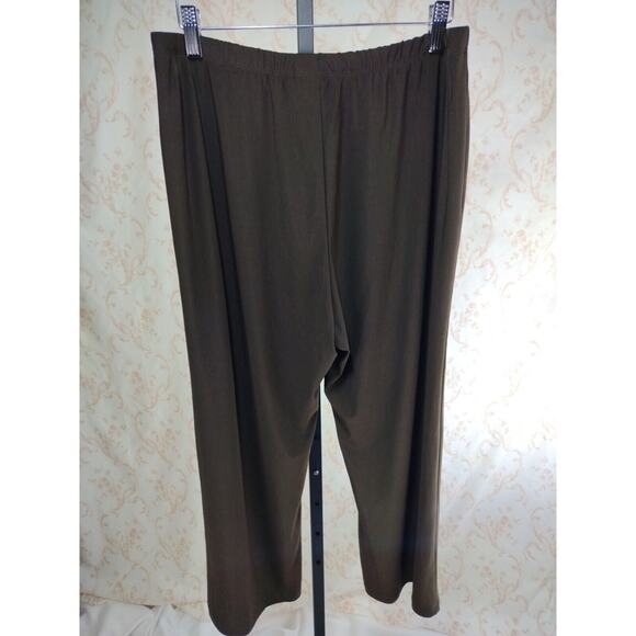 Passport Slinky Flat Front Straight Leg Pants Size XL - Picture 6 of 10